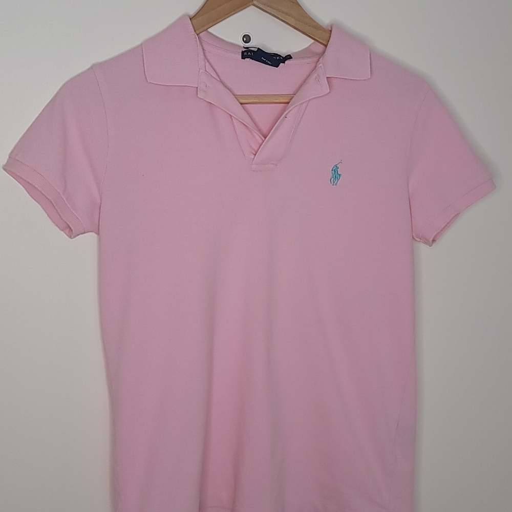 Ralph Lauren women's light pink polo